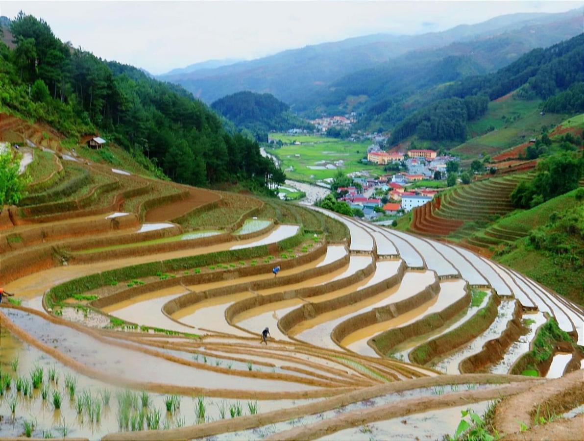 Dong Suoi H'Mong Homestay & Bungalow - Trek & Vegetarian Food Mu Cang Chai Zewnętrze zdjęcie