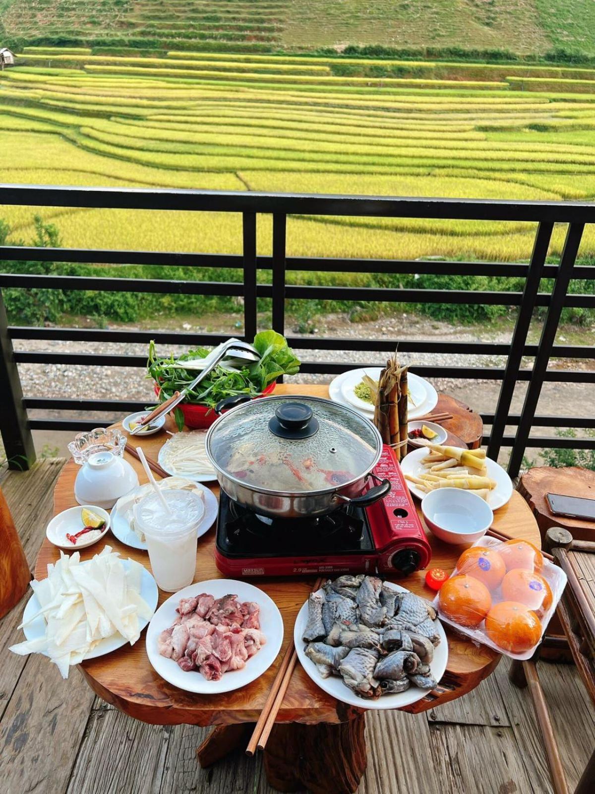 Dong Suoi H'Mong Homestay & Bungalow - Trek & Vegetarian Food Mu Cang Chai Zewnętrze zdjęcie