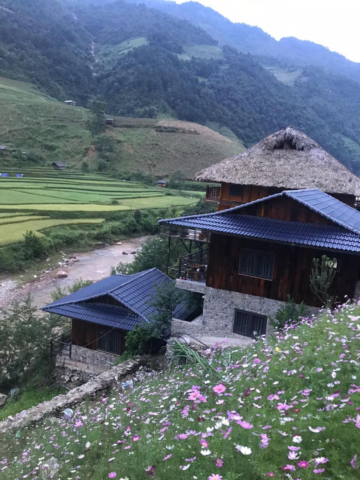 Dong Suoi H'Mong Homestay & Bungalow - Trek & Vegetarian Food Mu Cang Chai Zewnętrze zdjęcie