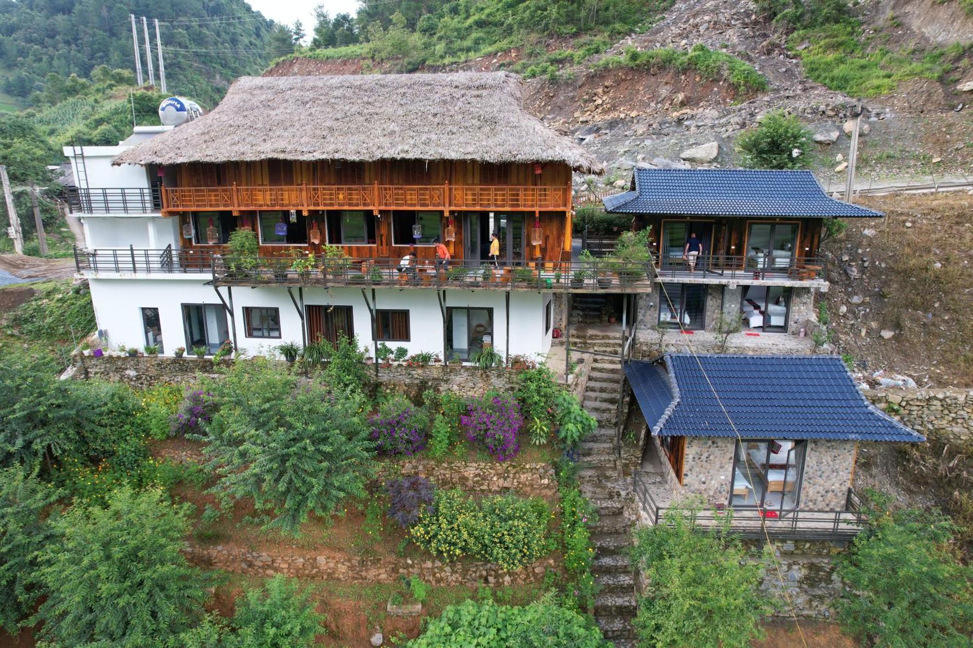 Dong Suoi H'Mong Homestay & Bungalow - Trek & Vegetarian Food Mu Cang Chai Zewnętrze zdjęcie