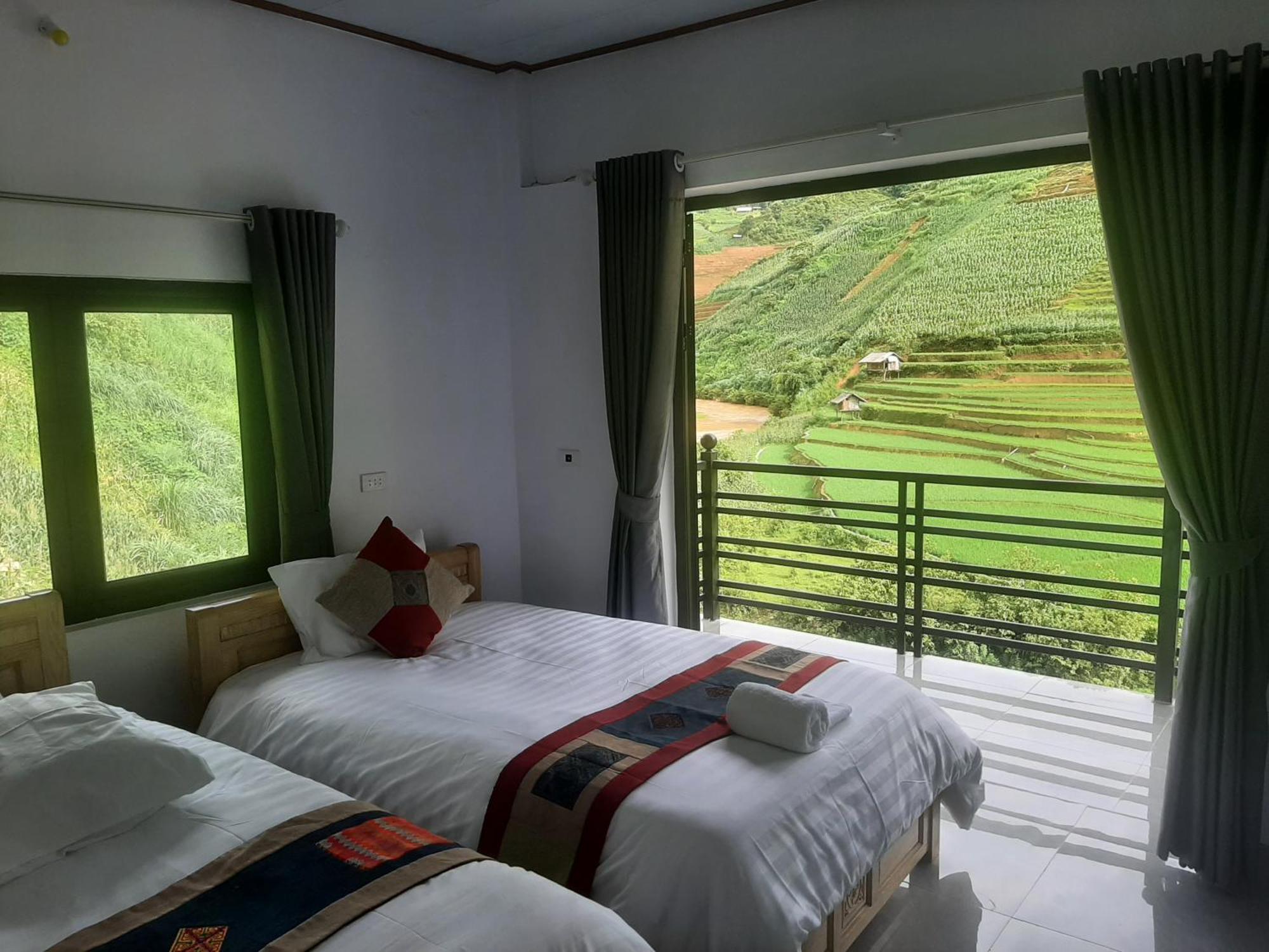 Dong Suoi H'Mong Homestay & Bungalow - Trek & Vegetarian Food Mu Cang Chai Zewnętrze zdjęcie